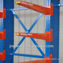 Esd Protection Feature Perno y tuerca Steel Cantilever Storage Rack para Sheet Metal Heavy Duty Shelf